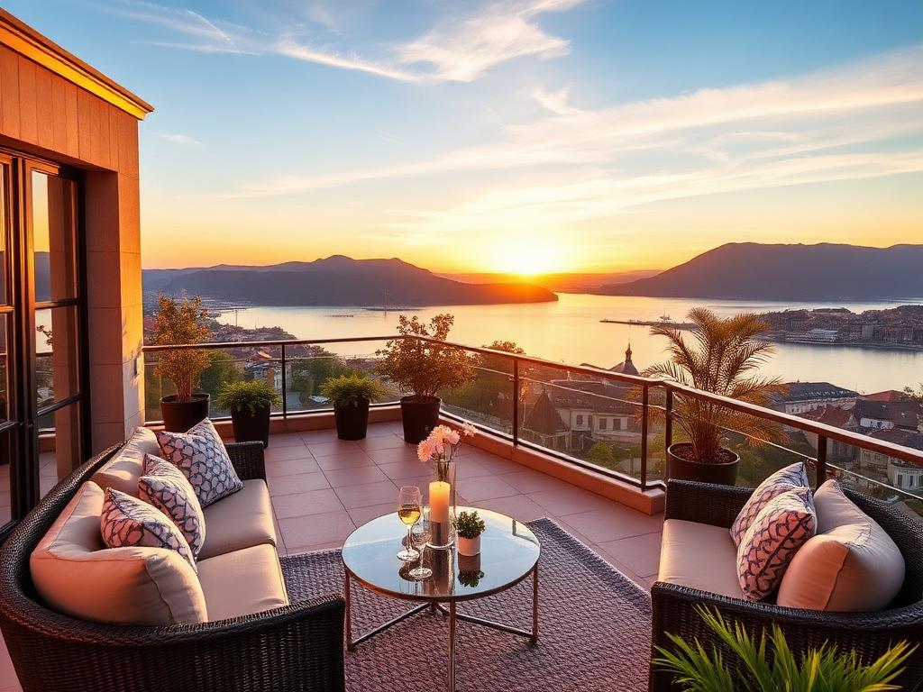 Penthouse avec terrasse panoramique